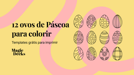 12 ovos de Páscoa para colorir: templates grátis para imprimir e criar com as crianças