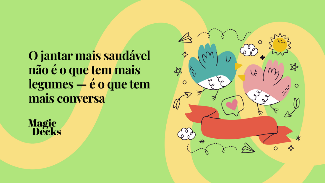 O jantar mais saudável não é o que tem mais legumes — é o que tem mais conversa