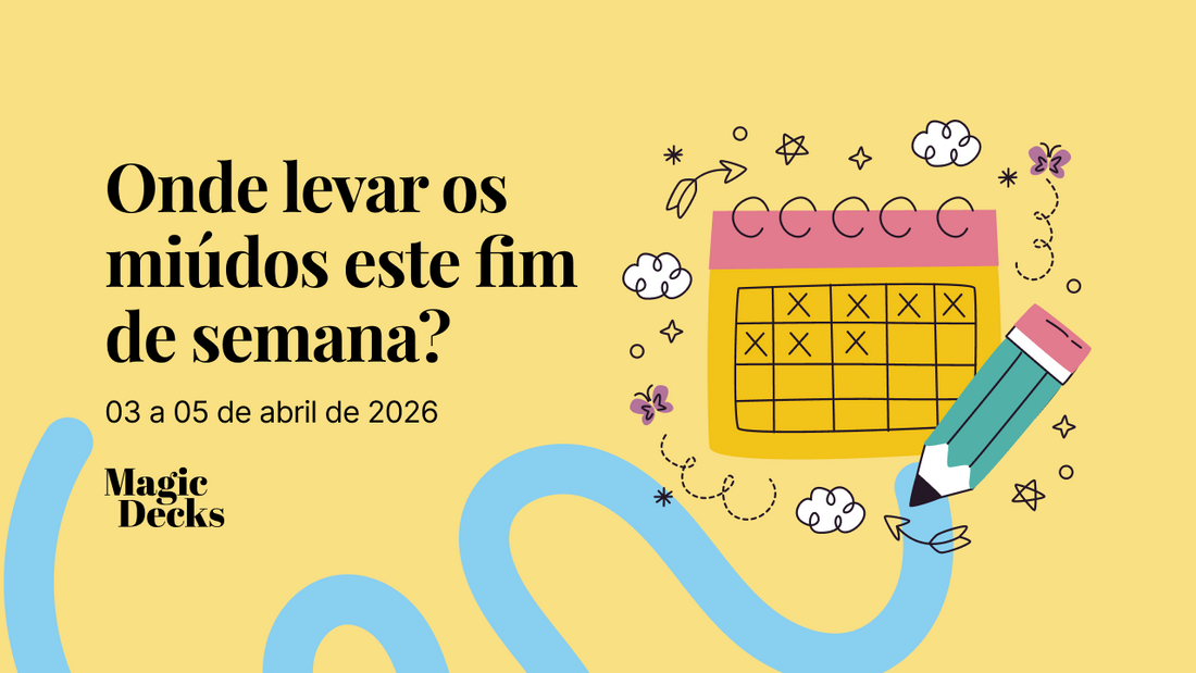 Onde levar os miúdos este fim-de-semana? Atividades para crianças de 3 a 5 de Abril de 2026