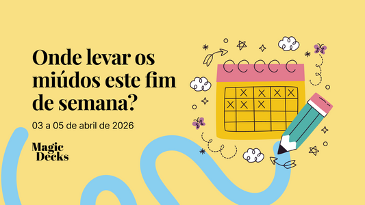 Onde levar os miúdos este fim-de-semana? Atividades para crianças de 3 a 5 de Abril de 2026