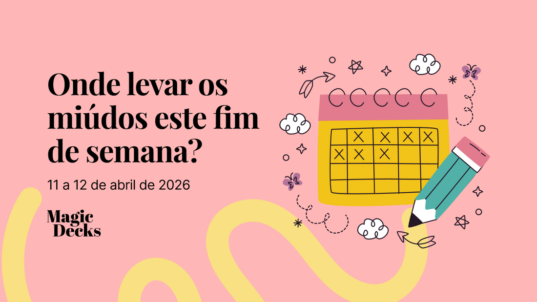 Onde levar os miúdos este fim-de-semana? Atividades para crianças de 11 a 12 de abril de 2026