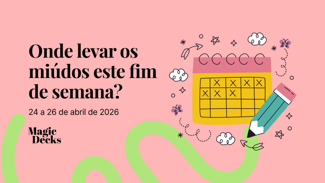 Onde levar os miúdos este fim-de-semana? Atividades para crianças de 24 a 26 de abril de 2026