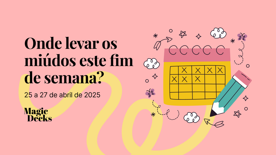 Onde levar os miúdos este fim de semana? Atividades para crianças de 25 a 27 de Abril de 2025
