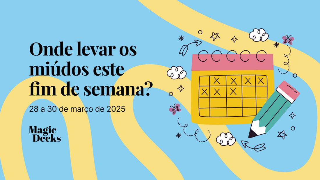 Onde levar os miúdos este fim de semana? Atividades em Lisboa, Porto, Coimbra (28 a 30 de março de 2025)